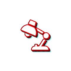 study lamp logo icon design