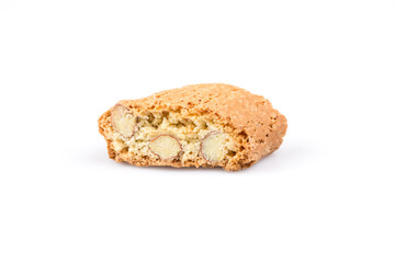 Italian cantuccini cookie with almond