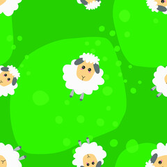 pattern with sheep