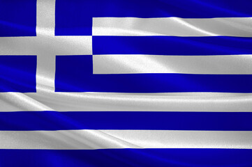 Flag of Greece - obrazy, fototapety, plakaty