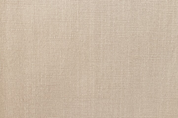 Fototapeta premium Brown cotton fabric texture background, seamless pattern of natural textile.