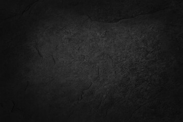 Dark grey black slate texture in natural pattern with high resolution for background and design art work. Black stone wall.