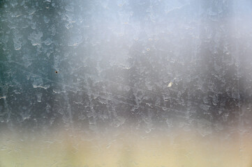 close-up view of dirty window, For background and texture