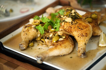 Homemade food in a party