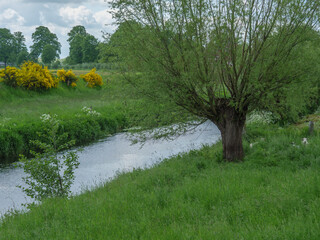 Das Dorf Loikum an der Issel 