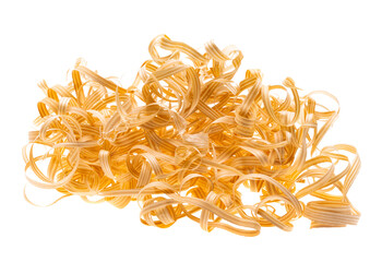 wood shavings isolated
