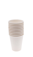 Obraz premium paper cup for coffee isolated