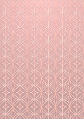 Fototapeta premium Pink round geometric patterned background design resource