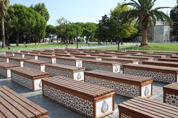 Park near the Blue Mosque, Istanbul, Turkey