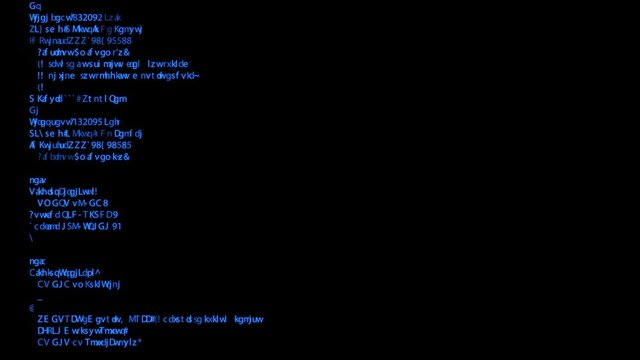 alpha computer network programming code screen scrolling