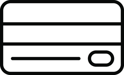 Card credit, debit vector icon