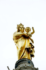 Statue de la Vierge à Notre Dame de la Garde, Marseille, France