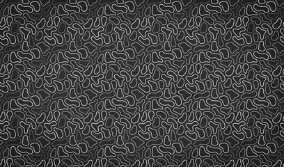 black and white background. Mosaic