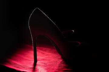 womens red shoes