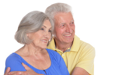Portrait of happy  senior couple