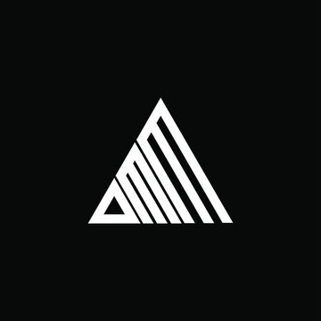 D M M letter logo creative design. DMM icon