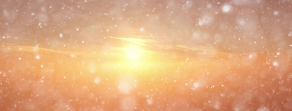 abstract snow background sky snowflakes gradient © kichigin19