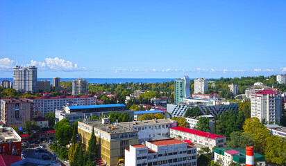 Obraz premium View of the Central area of the city.