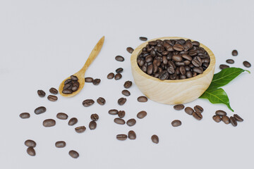 cottee maker wooden bed white floor