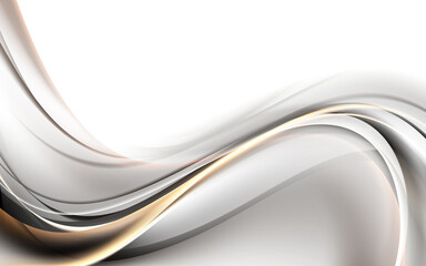Gold and white waves luxury background. Elegant wavy website design.  Golden element texture. - obrazy, fototapety, plakaty