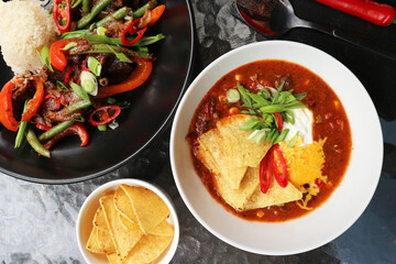 spicy thai food