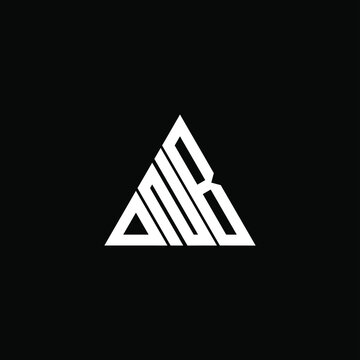 D N B letter logo creative design. DNB icon
