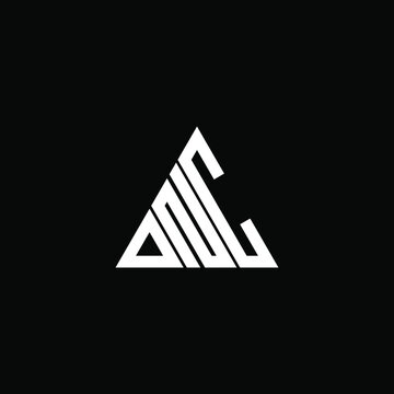 D N C letter logo creative design. DNC icon