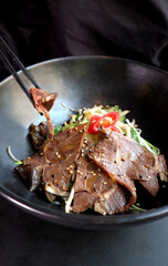 korean dish from the chef