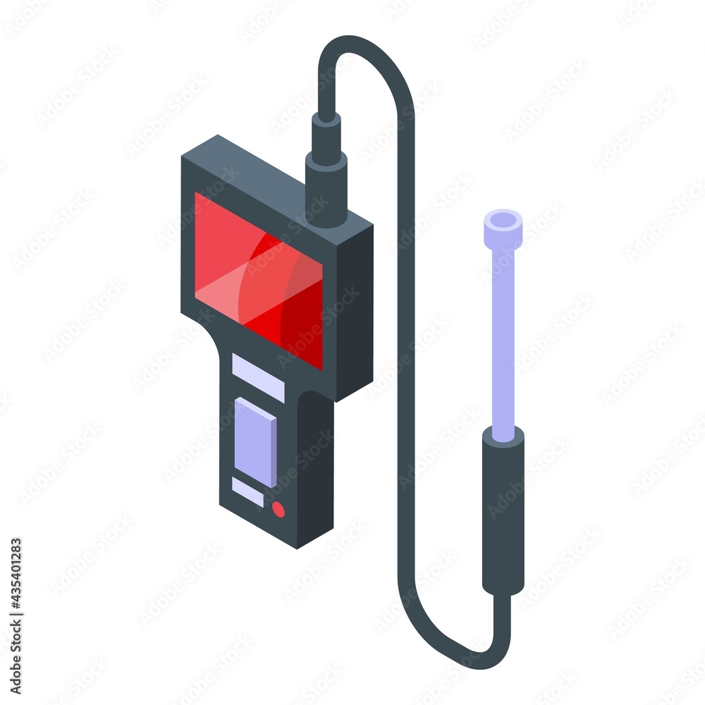 Aufkleber endoscope icon. isometric of endoscope vector icon for web design isolated on white background