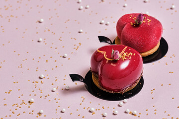 heart shaped cakes for lovers