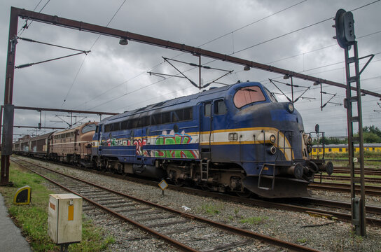 Alte Lokomotiven in Padborg/D&auml;nemark.