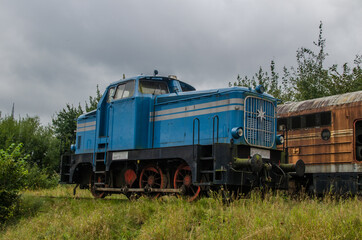 Alte Lokomotiven in Padborg/Dänemark.