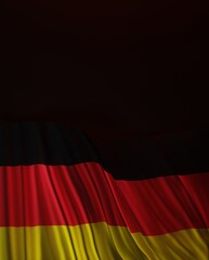 Abstract Germany Flag 3D Render (3D Artwork)