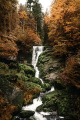 Triberger Wasserfälle bei Triberg im Schwarzwald in Baden-Württemberg in Deutschland