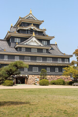 castle in okayama (japan) 
