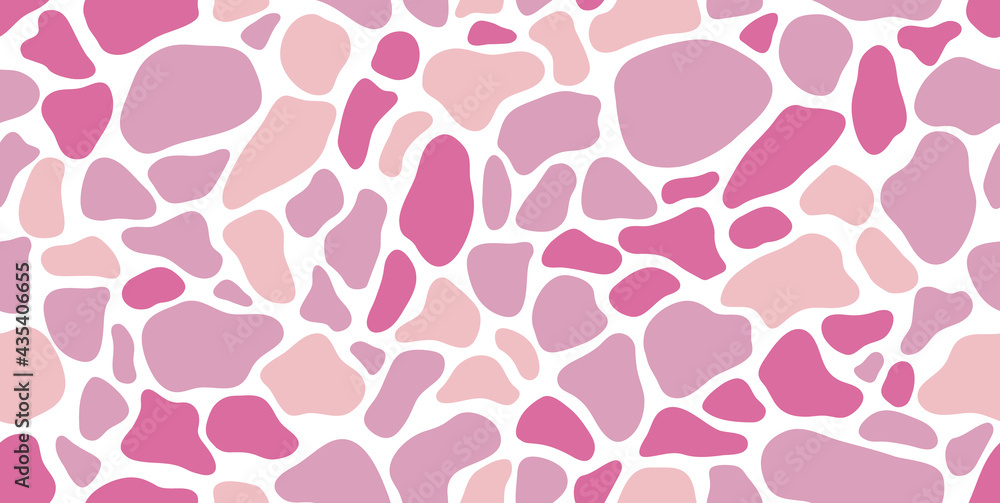 Poster trendy vector pattern of soft colors for textile design