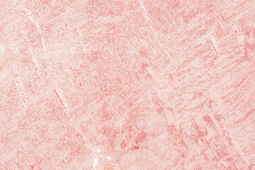 Pink color on concrete with grunge texture background.