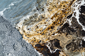 textured pattern of gray ash on the water vv ide divorces
