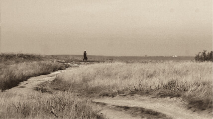 small people and vast nature 