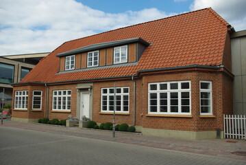 Old Bricks Factory building, Billund, Denmark, april 2021