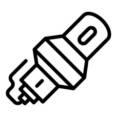 Health ultrasound icon. Outline Health ultrasound vector icon for web design isolated on white background