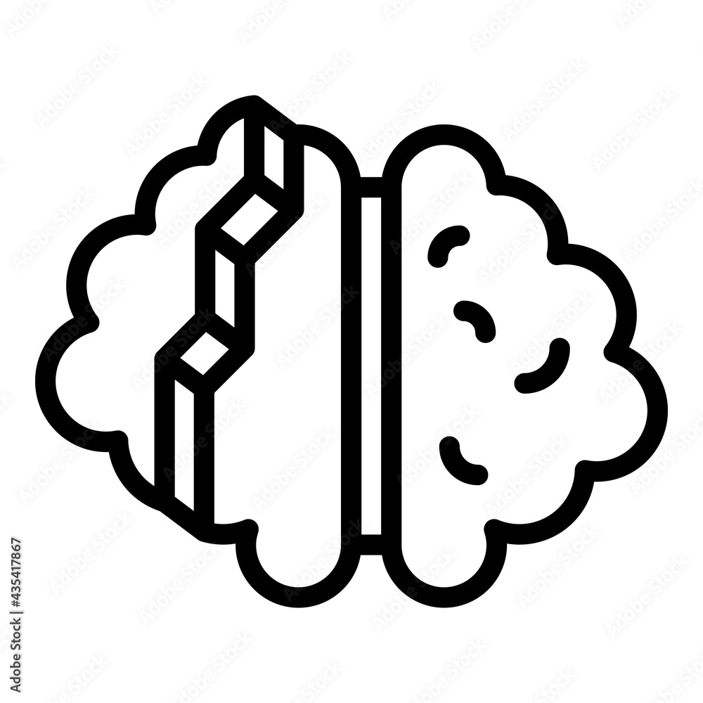 Poster digital bioprinting icon. outline digital bioprinting vector icon for web design isolated on white b