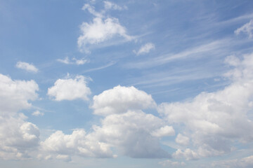 blue sky with clouds