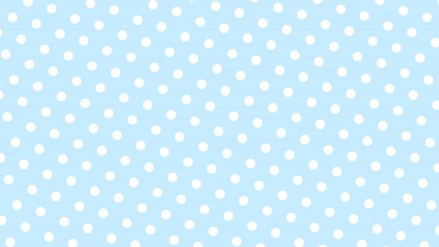 白色の拡大縮小を繰り返すドットパターン水色背景