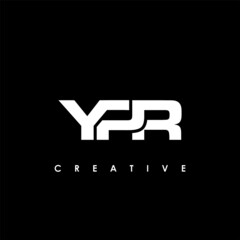 YPR Letter Initial Logo Design Template Vector Illustration - obrazy, fototapety, plakaty