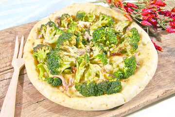 Pizza with broccoli (ph. Archivio Collection)