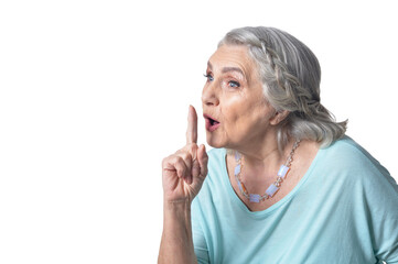 portrait of beautiful mature woman