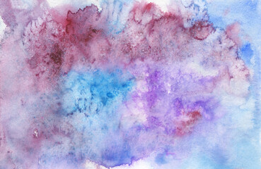 Watercolour drawing. Abstract background,bright colorful spots,Bright spots.