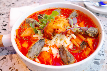 stew with vegetables