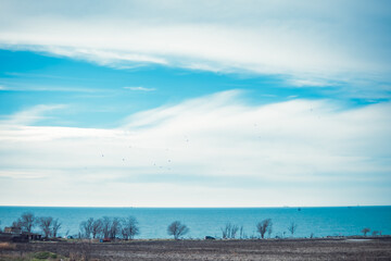 Obraz premium landscape with clouds and sky